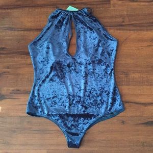 Frederick’s of Hollywood Crushed Velvet Teddy